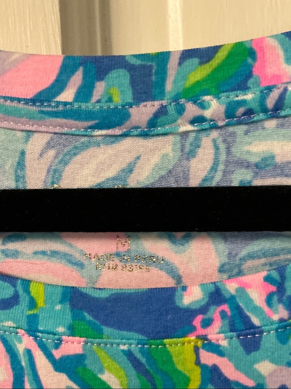 Lilly Pulitzer Multicolor Tropical Print Top - Pink, Blue, Green - Picture 2 of 8